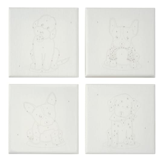 Dogs Paint-by-Number Gallery Mini Kit by Artist's Loft®
